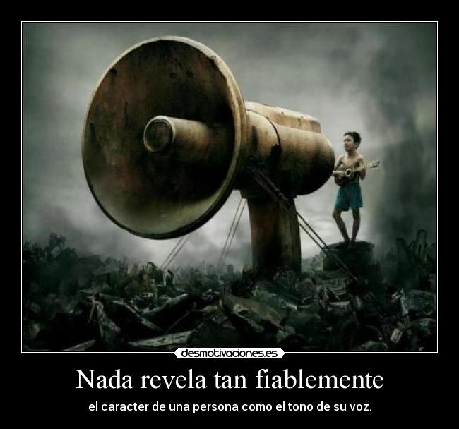 Nada revela tan fiablemente -