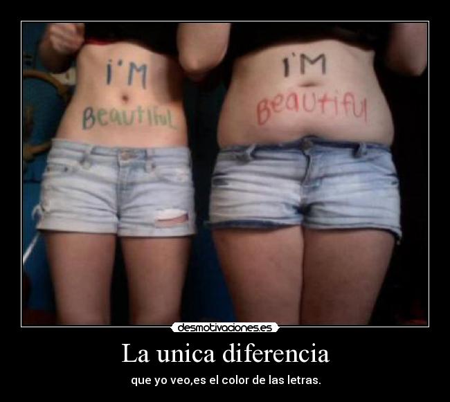 La unica diferencia - 