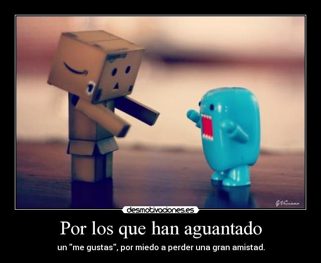 Por los que han aguantado -