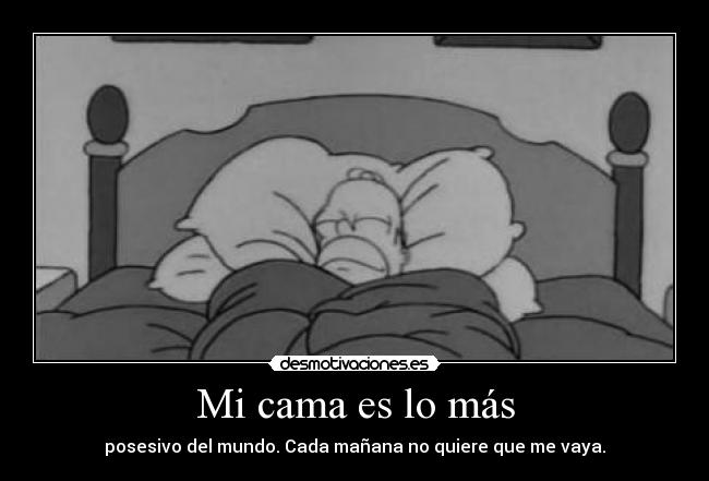 Mi cama es lo más -