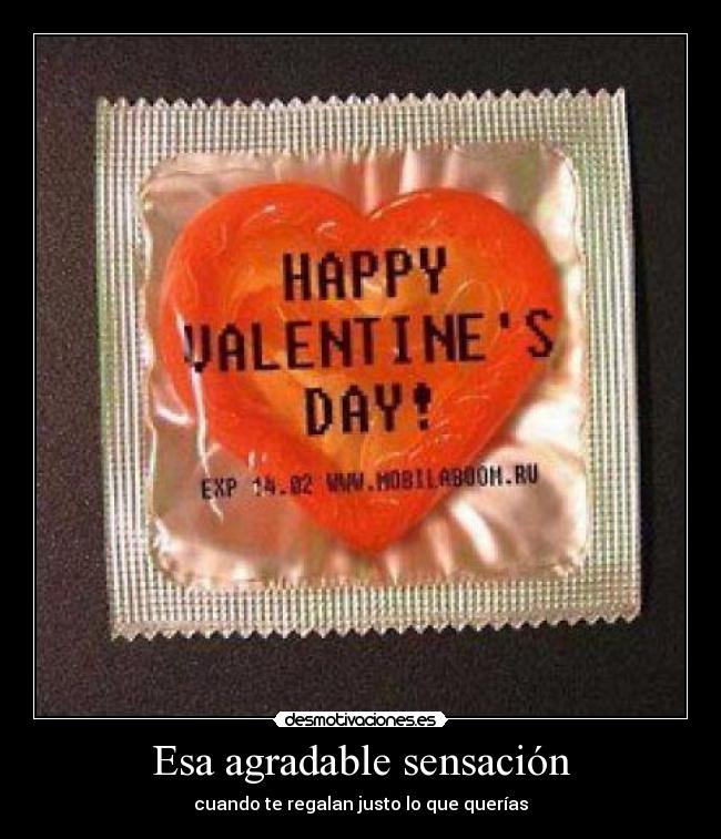 Esa agradable sensación -