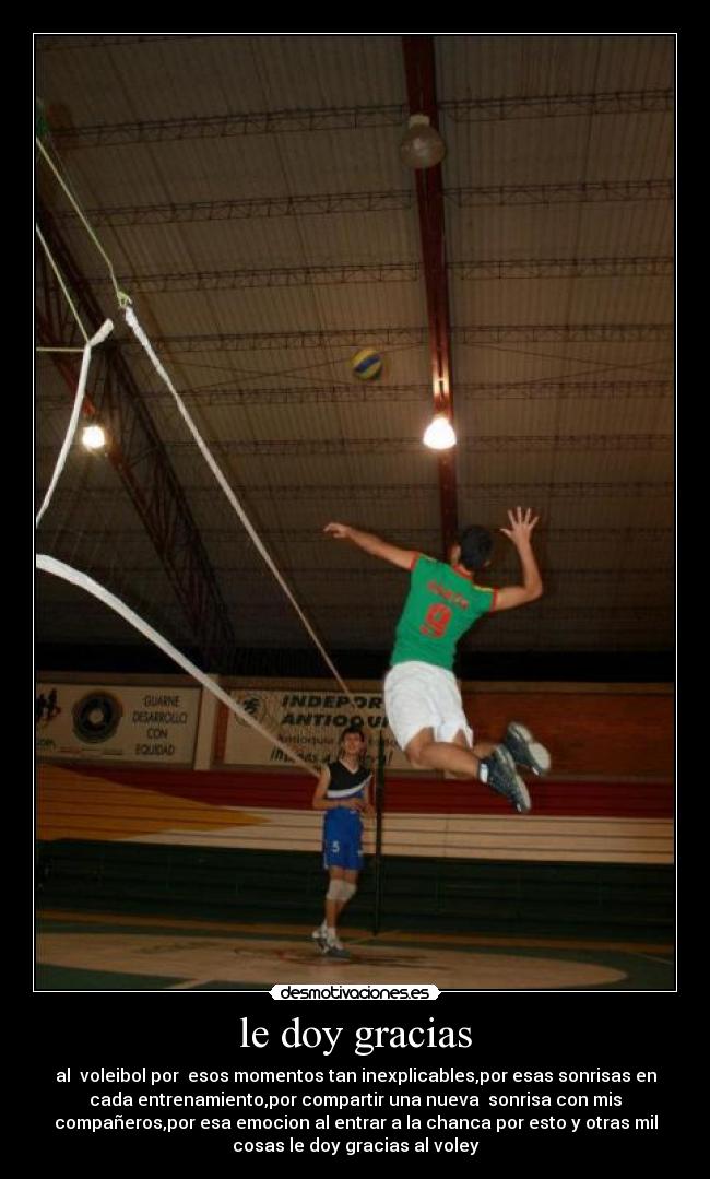 carteles voleibol desmotivaciones