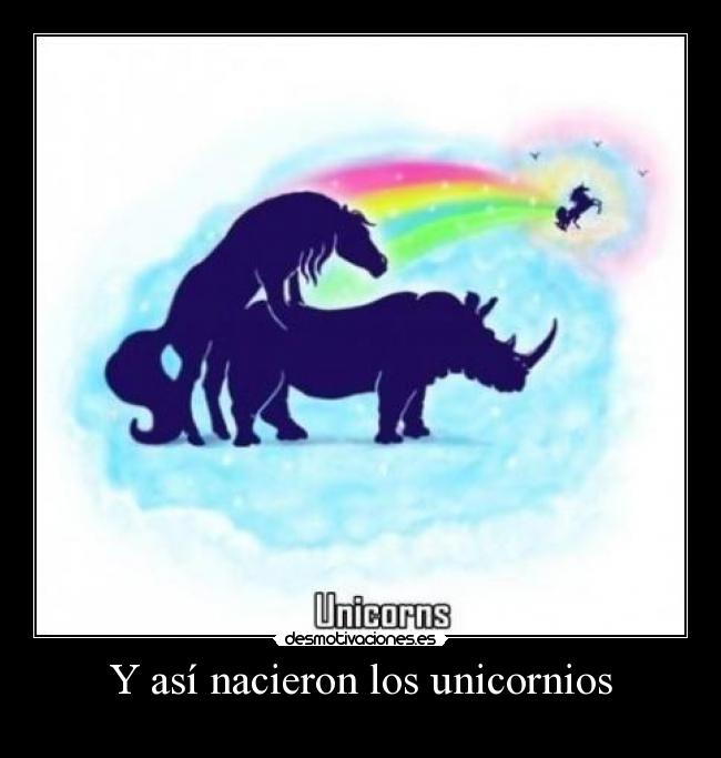 carteles caballo rinoceronte unicornios animales desmotivaciones