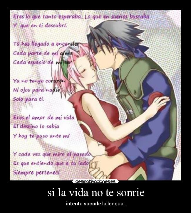 si la vida no te sonrie - intenta sacarle la lengua..