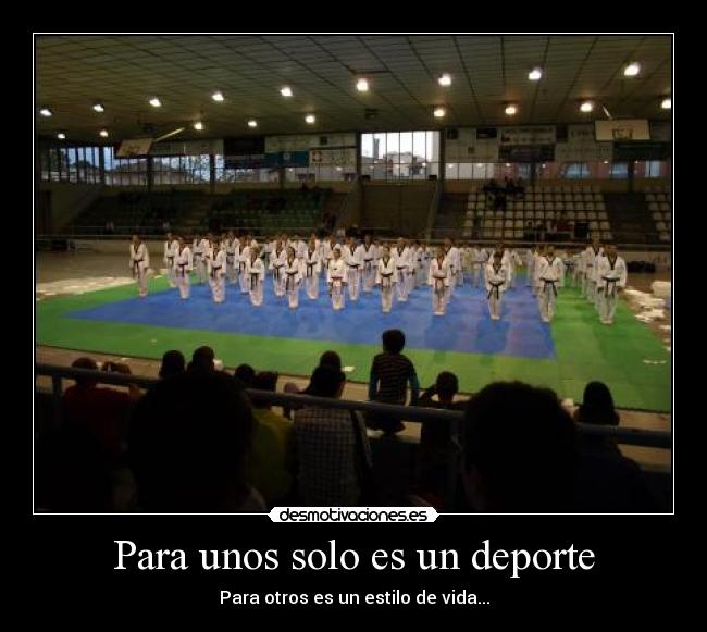 Para unos solo es un deporte - Para otros es un estilo de vida...