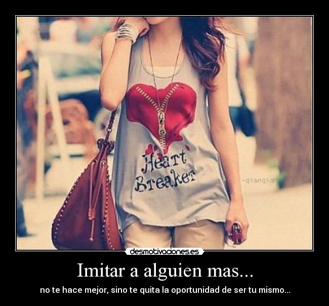 Imitar a alguien mas... - 