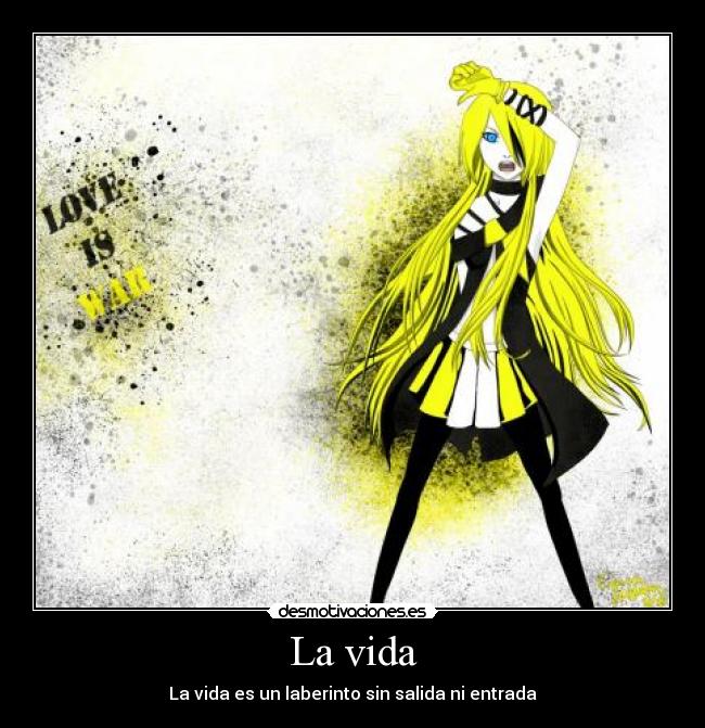 carteles vida lily magane desmotivaciones