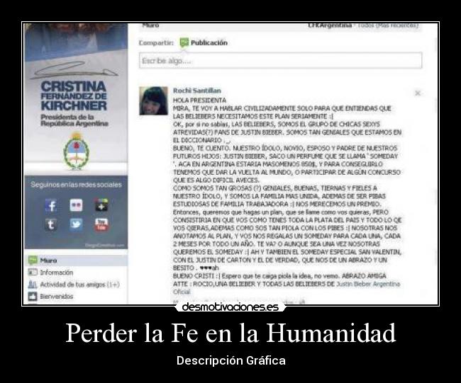 Perder la Fe en la Humanidad -