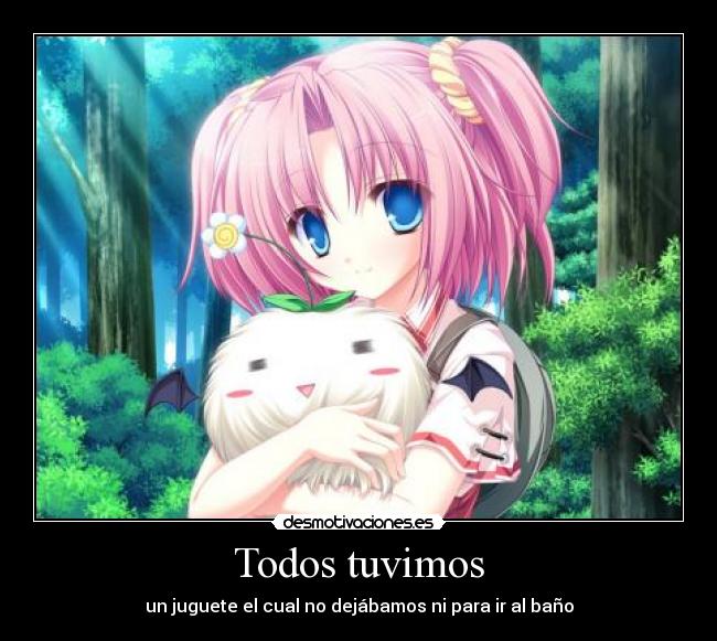 Todos tuvimos - un juguete el cual no dejábamos ni para ir al baño