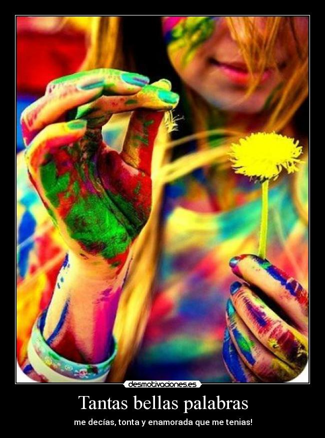 Tantas bellas palabras -