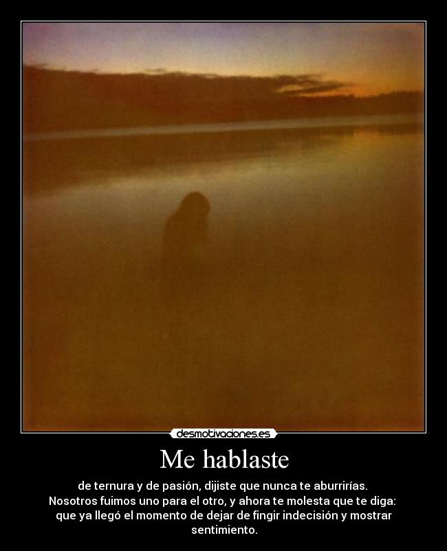 Me hablaste - 