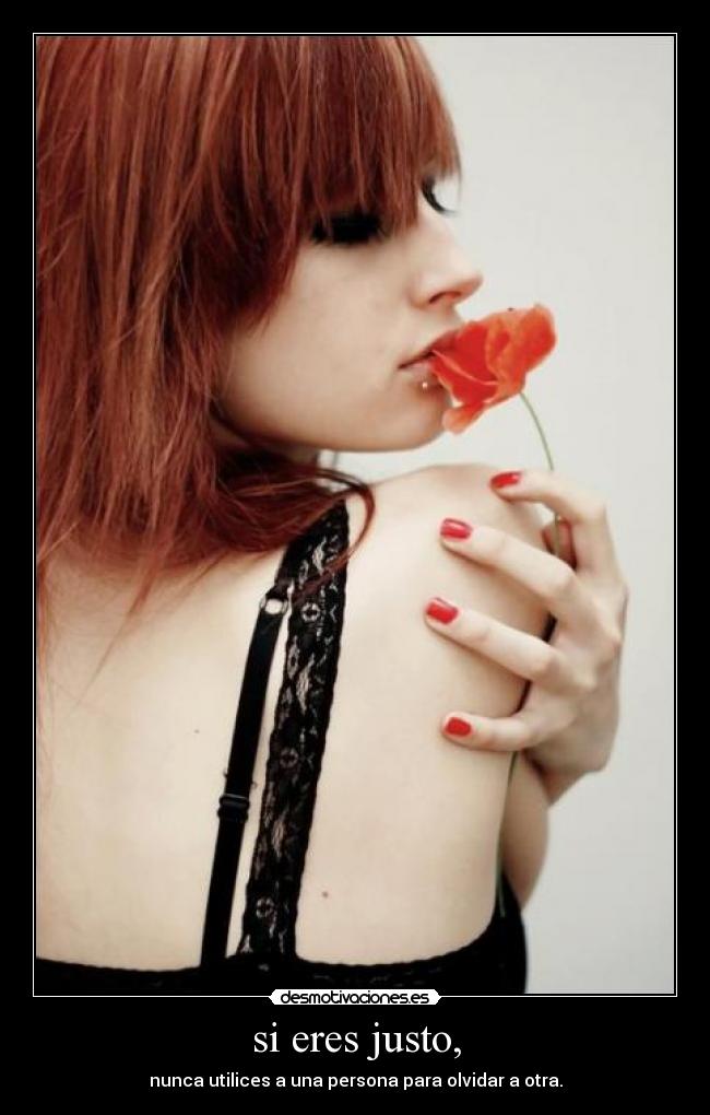 si eres justo, - 