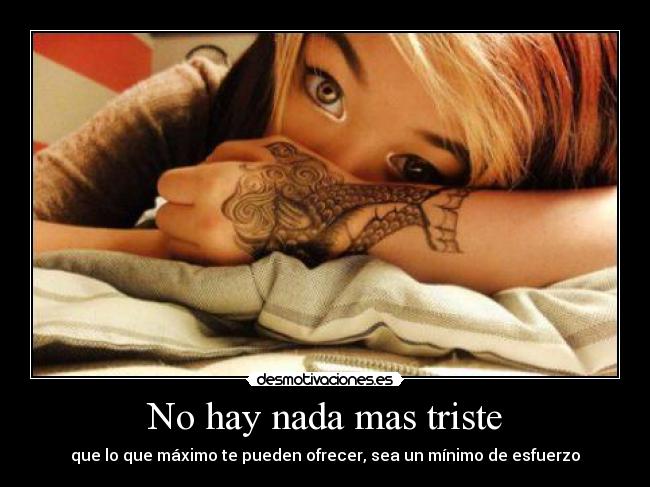 No hay nada mas triste - 