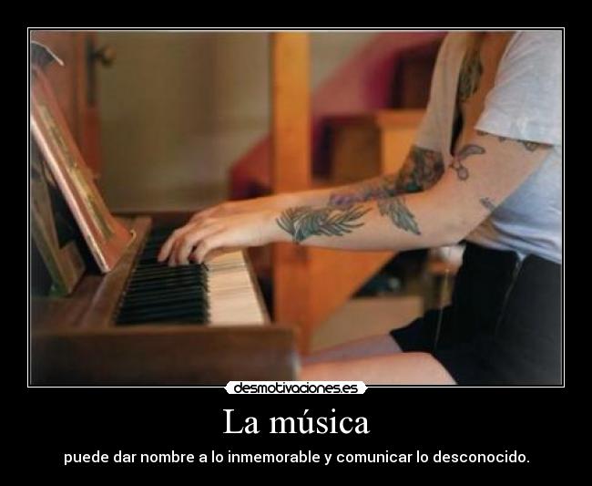 La música -