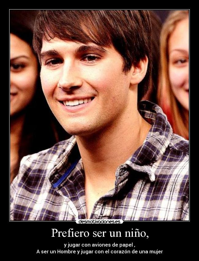 Prefiero ser un niño, -