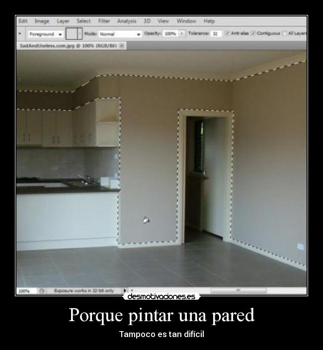 carteles pinta casa con paint gimp photoshop una forma facil surfer desmotivaciones