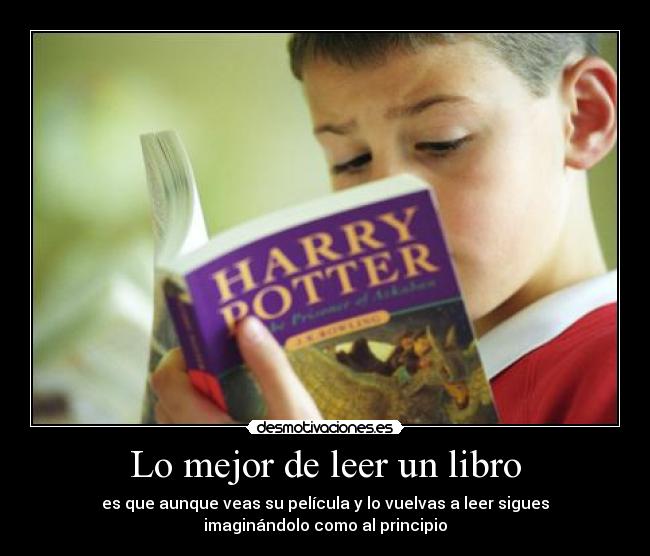 Lo mejor de leer un libro - 