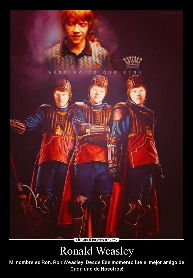 carteles ronald weasley desmotivaciones