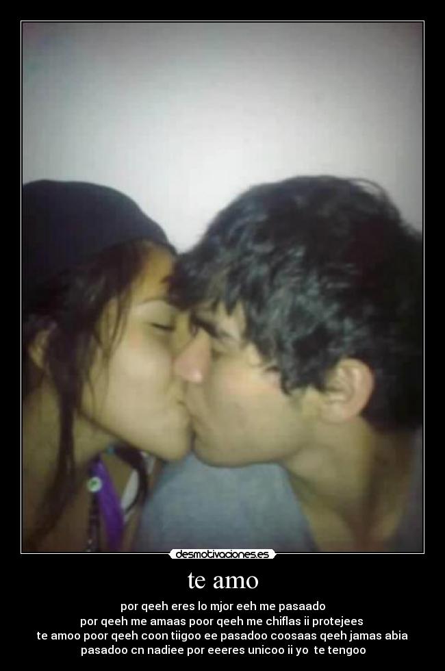te amo -