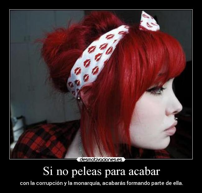 Si no peleas para acabar -