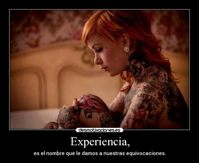 Experiencia, - 