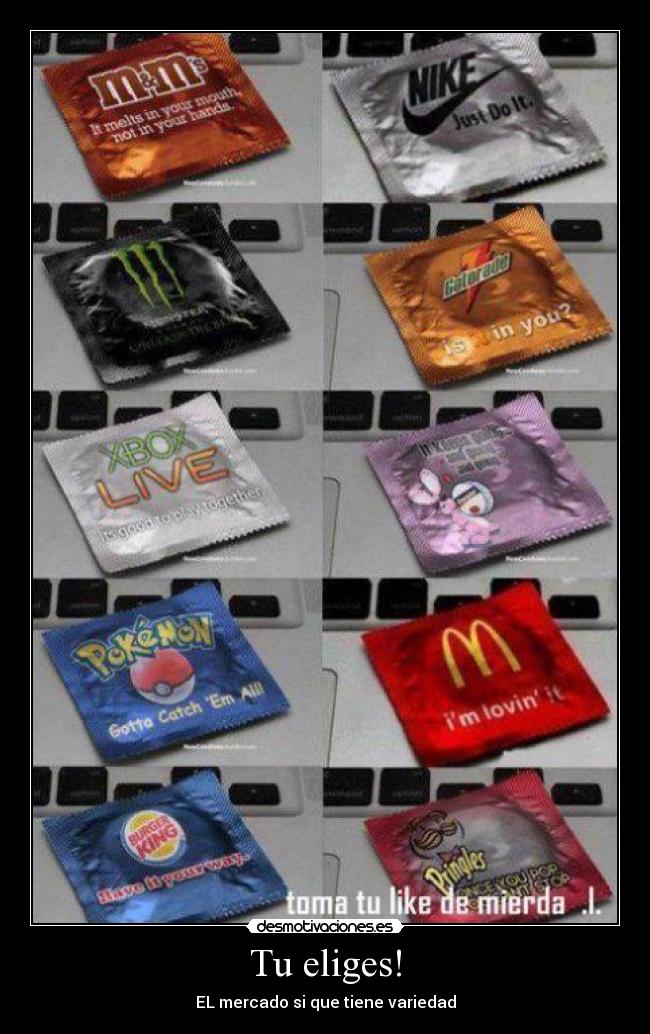 Tu eliges! - EL mercado si que tiene variedad