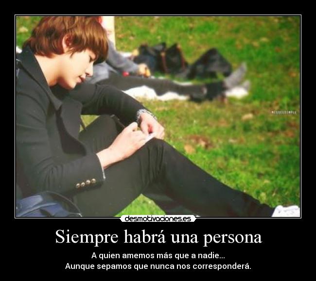 Siempre habrá una persona -