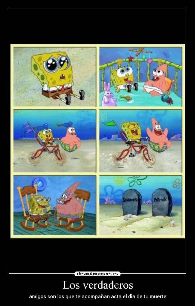 Los verdaderos - amigos son los que te acompañan asta el dia de tu muerte