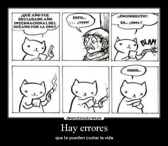 Hay errores -