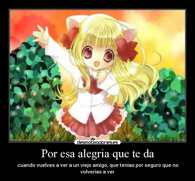 Por esa alegria que te da - 