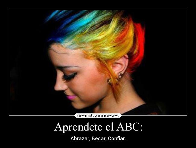 Aprendete el ABC: -