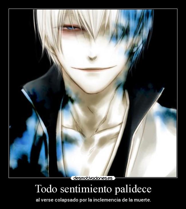 carteles bleach gin ichimaru harukaze desmotivaciones