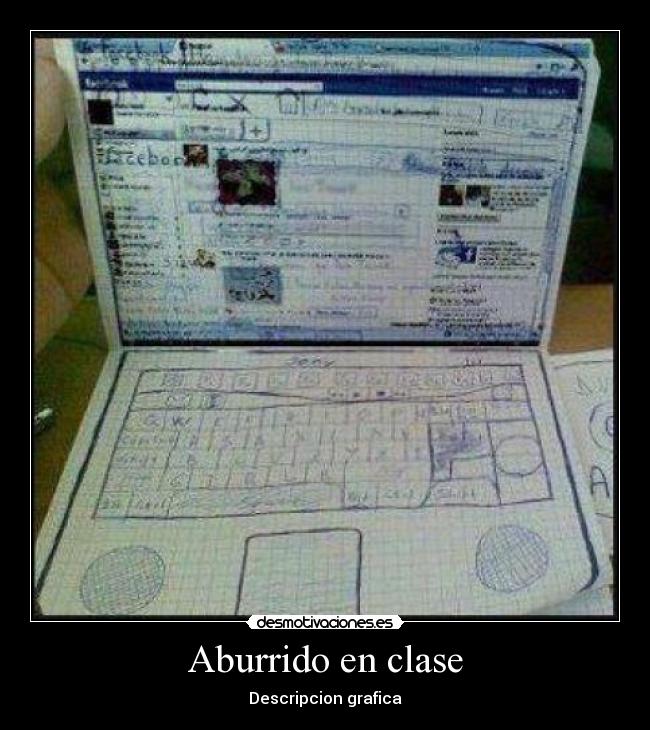 Aburrido en clase -