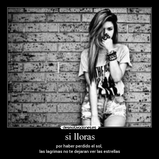 si lloras - 