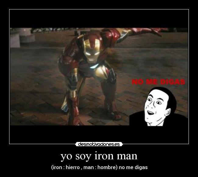 yo soy iron man -