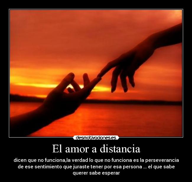 El amor a distancia -