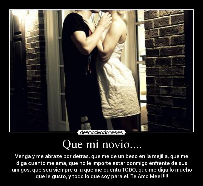 Que mi novio.... -