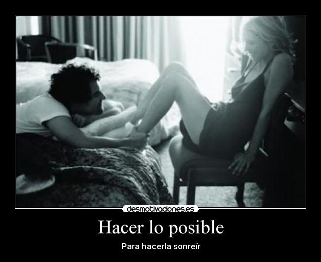 Hacer lo posible - Para hacerla sonreír