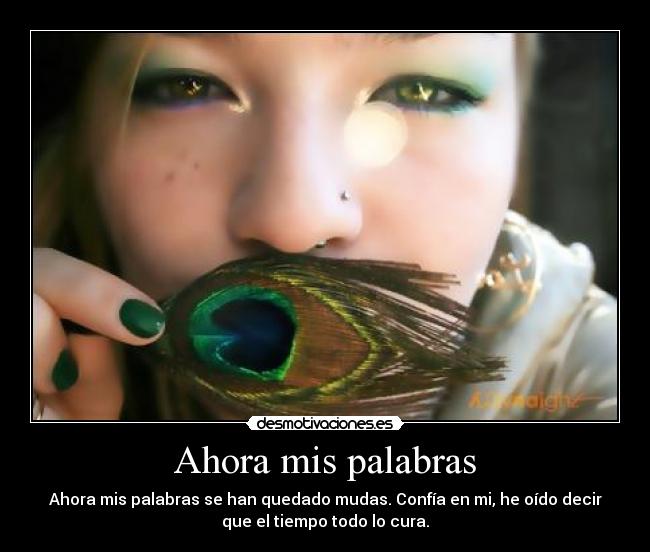 Ahora mis palabras -