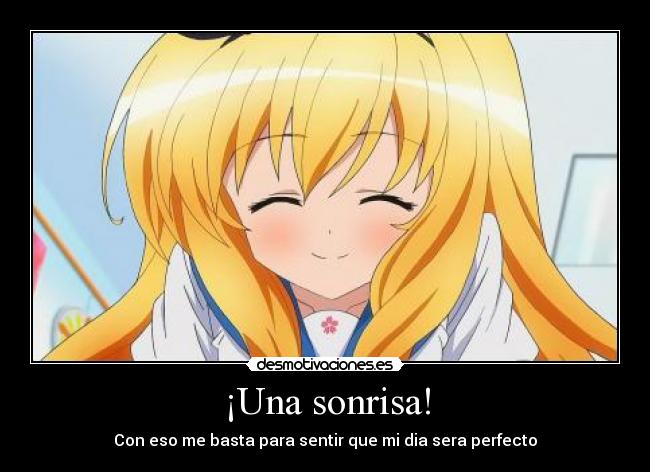 ¡Una sonrisa! - 