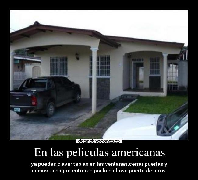 En las peliculas americanas - 