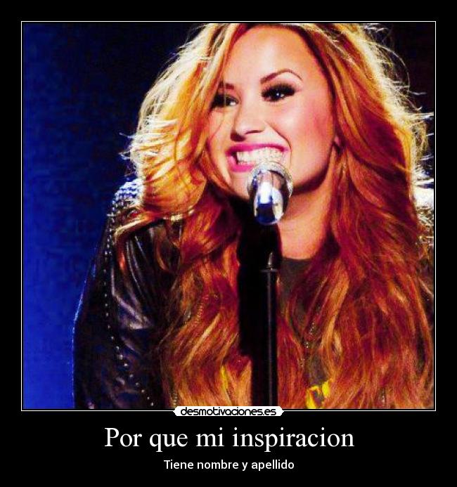 Por que mi inspiracion - 