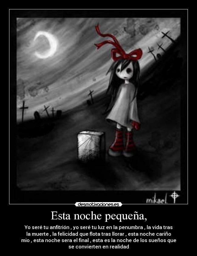 Esta noche pequeña, -