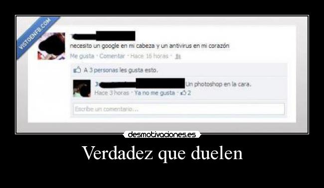 Verdadez que duelen -