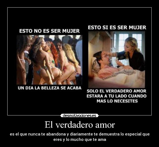 El verdadero amor -