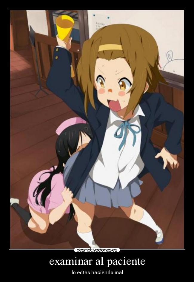 examinar al paciente - lo estas haciendo mal