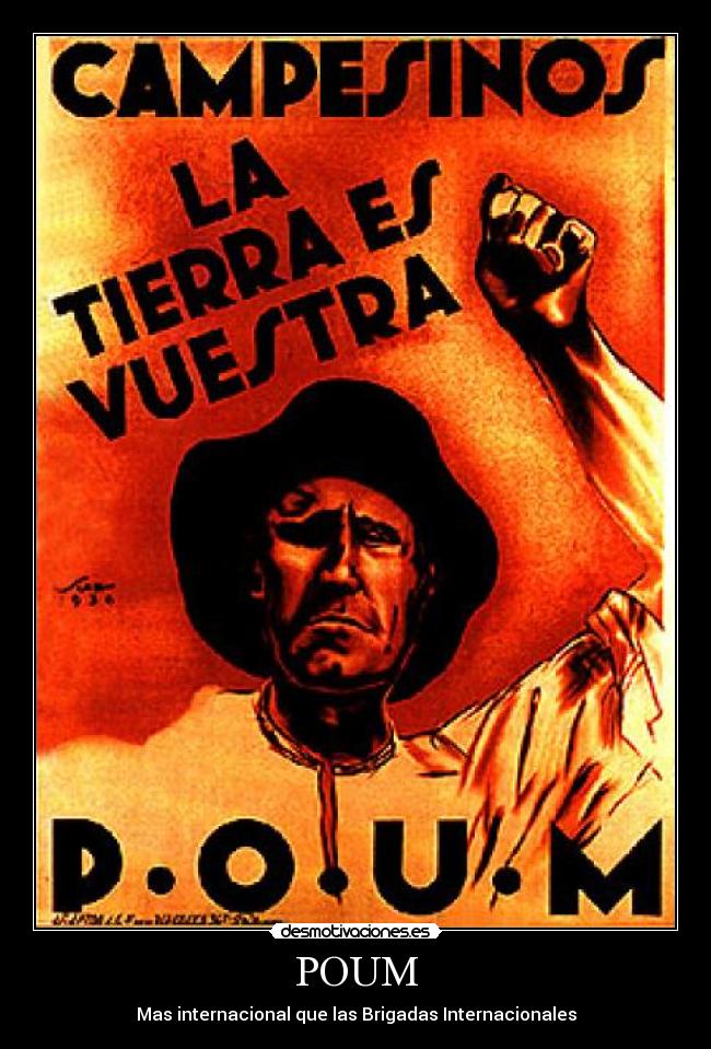 POUM - Mas internacional que las Brigadas Internacionales
