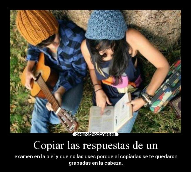 Copiar las respuestas de un - 