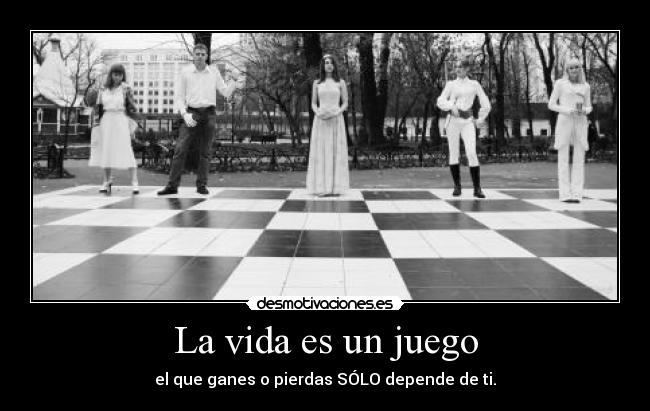 carteles vida juego vida desmotivaciones