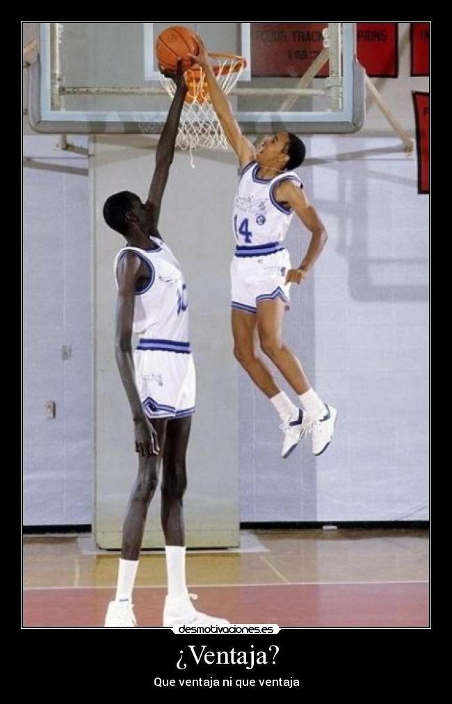 carteles ventaja baloncesto desmotivaciones